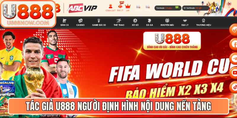Tác giả U888 người định hình nội dung nền tảng
